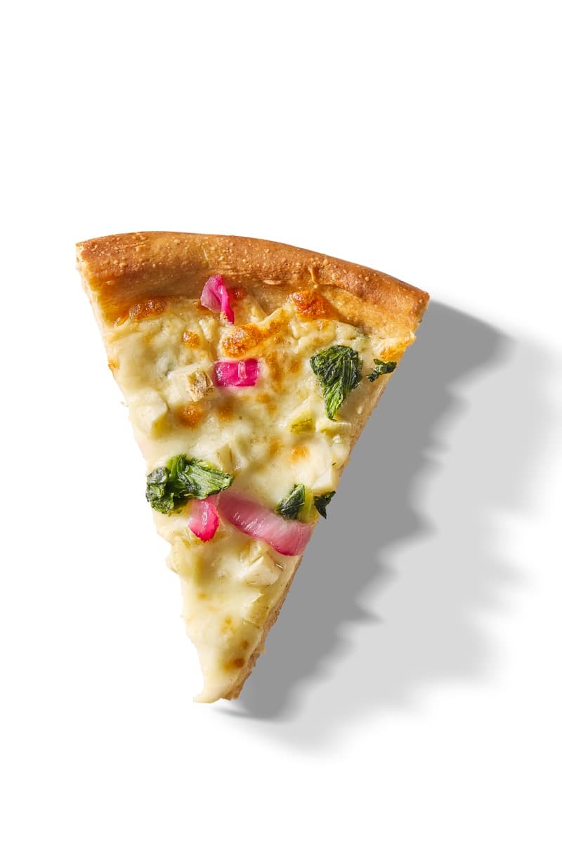 Okie Dokie Artichokie pizza slice